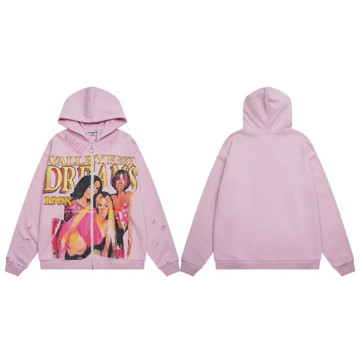 VALE PINK HOODIE