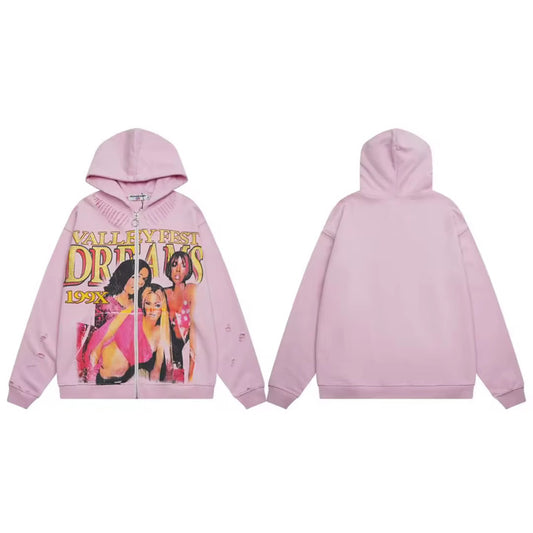 VALE PINK HOODIE