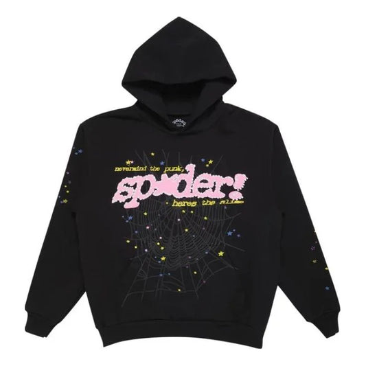 Black V2 Sp5der Hoodie
